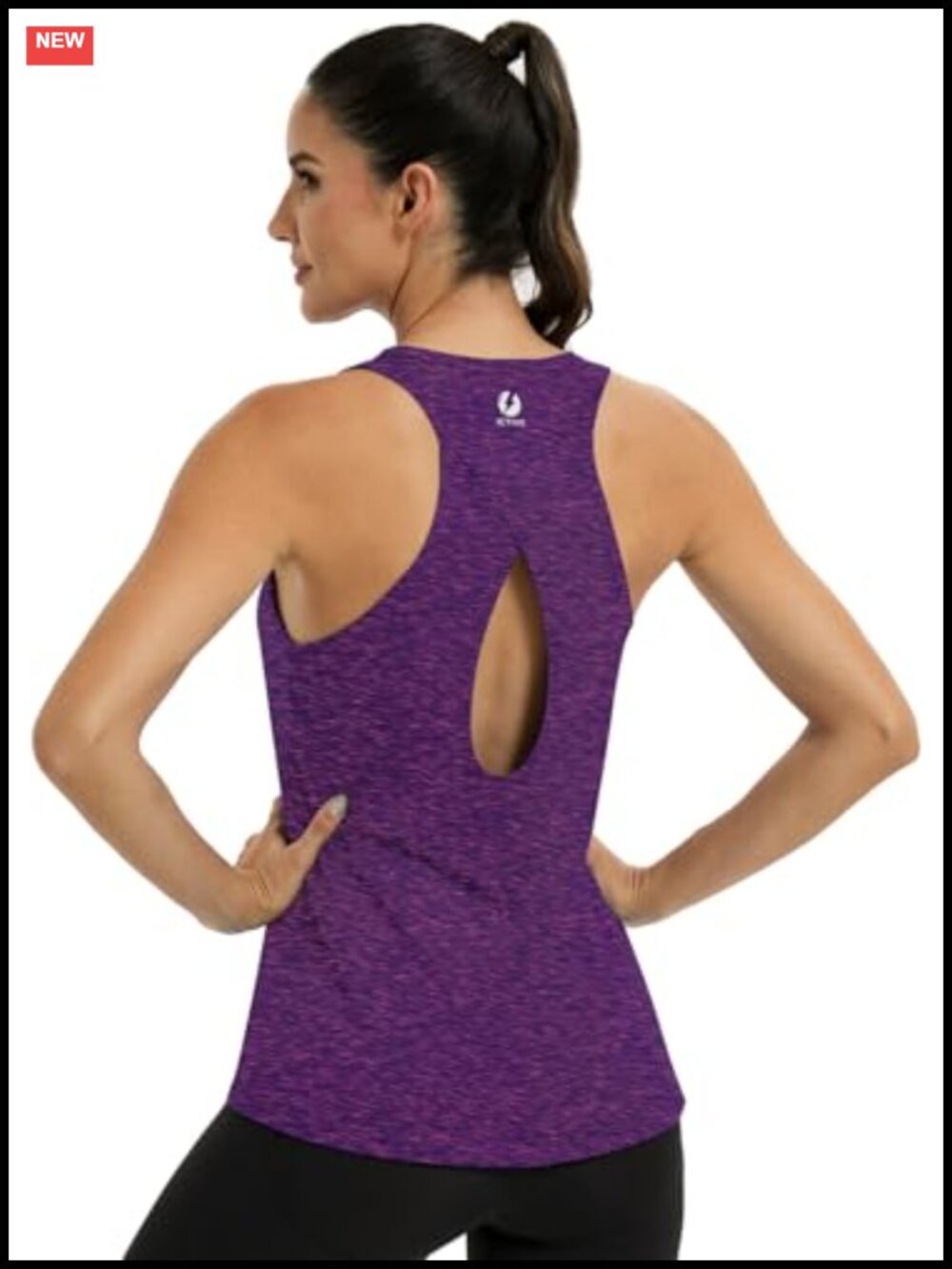 Sleeveless Cross Back Muscle Racerback Workout Tank Top
